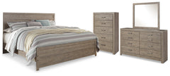 Furniture City Laplace - Ashley Furniture - Culverbach King Panel Bed, Dresser, Mirror and Chest - King Panel Bed, Dresser, Mirror and Chest - B070B30
