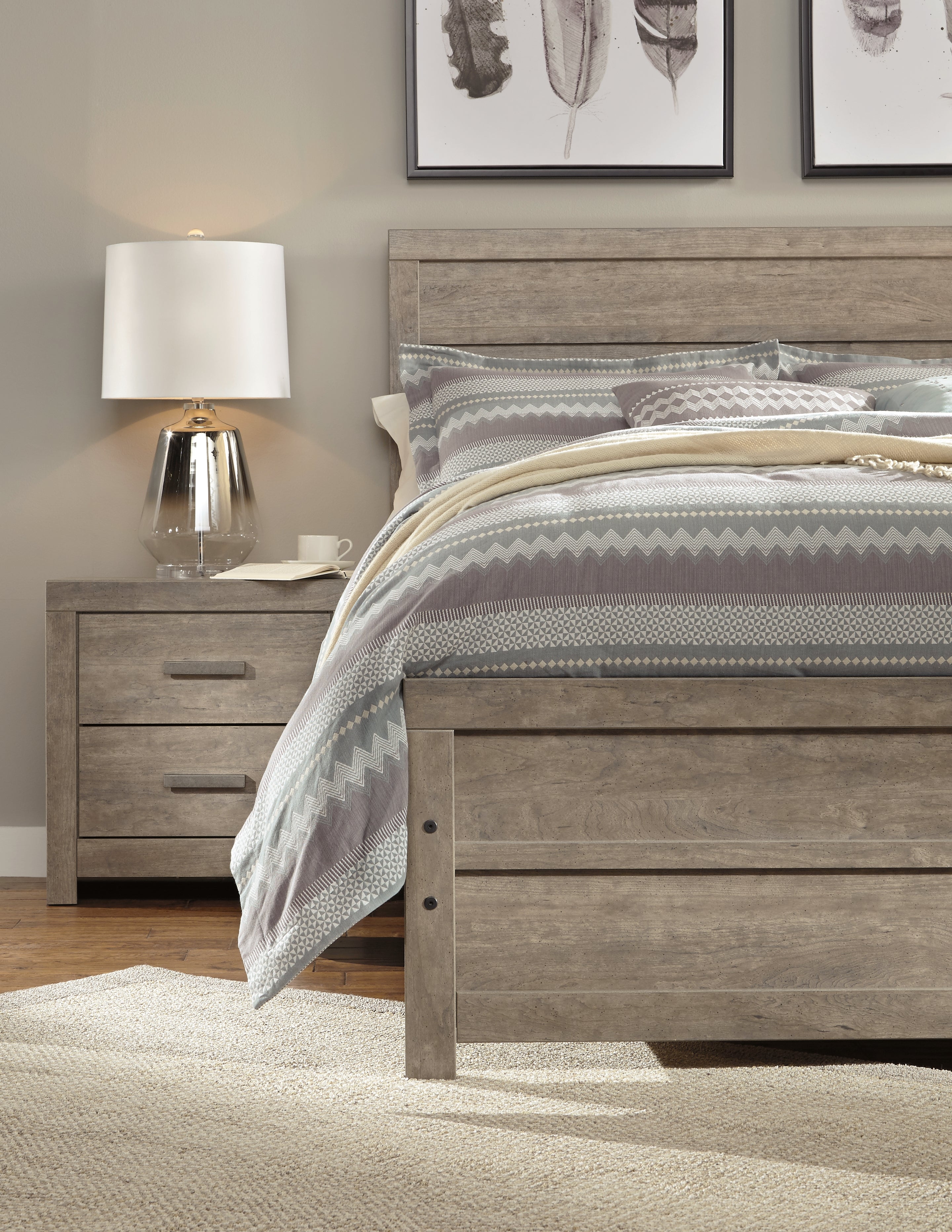 Furniture City Laplace - Ashley Furniture - Culverbach Bedroom - Queen Panel Bed / Gray - B070B8