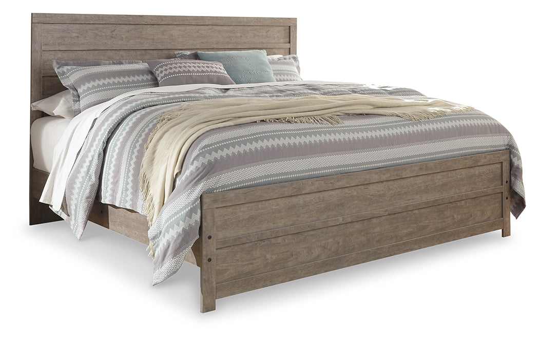 Furniture City Laplace - Ashley Furniture - Culverbach Bedroom - King Panel Bed / Gray - B070B10