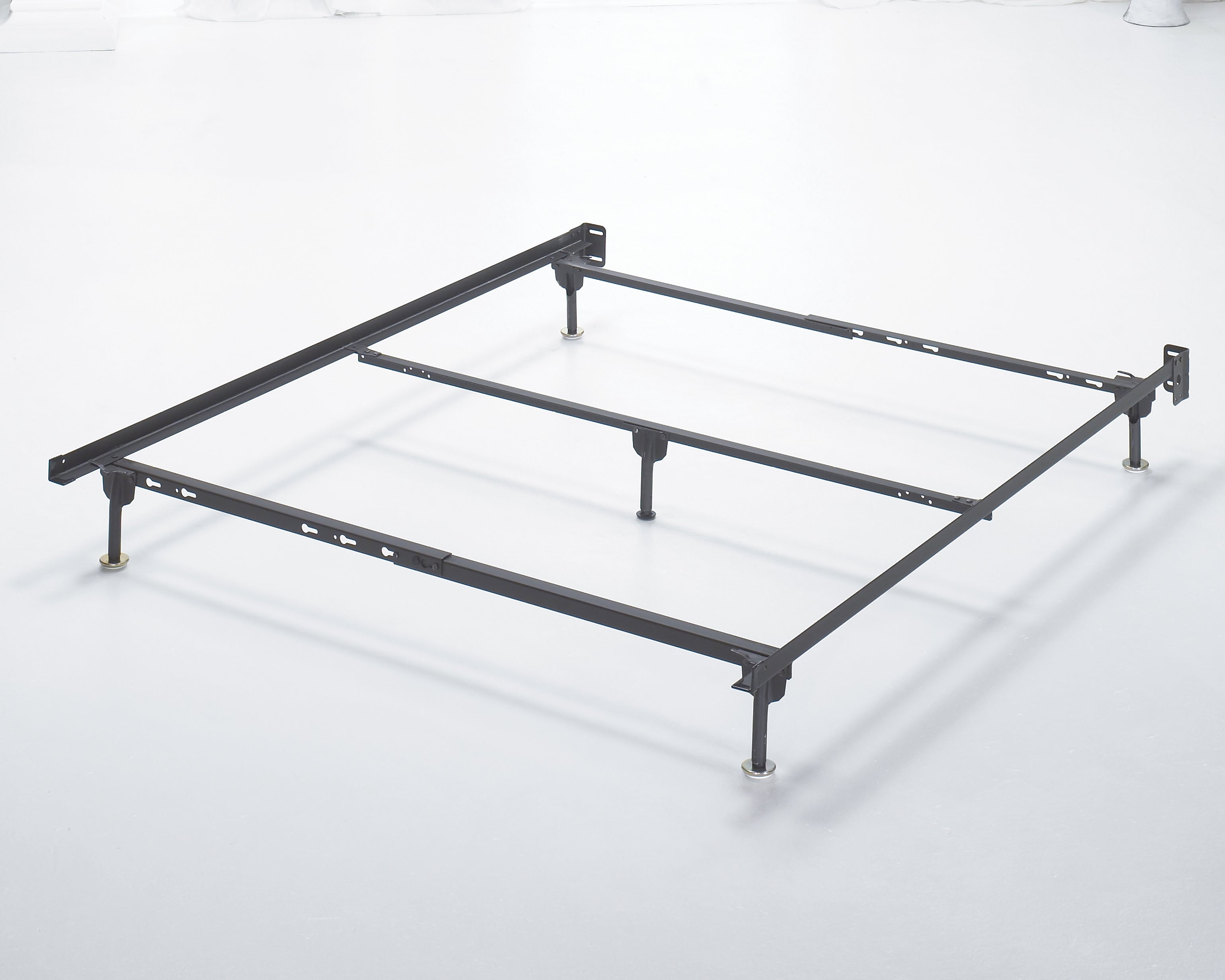 Furniture City Laplace - Ashley Furniture - Platform Bedroom - Queen Bolt on Bed Frame / Metallic - B100-31