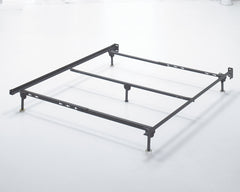 Furniture City Laplace - Ashley Furniture - Platform Bedroom - Queen Bolt on Bed Frame / Metallic - B100-31