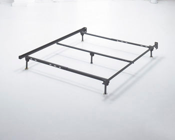 Furniture City Laplace - Ashley Furniture - Platform Bedroom - Queen Bolt on Bed Frame / Metallic - B100-31