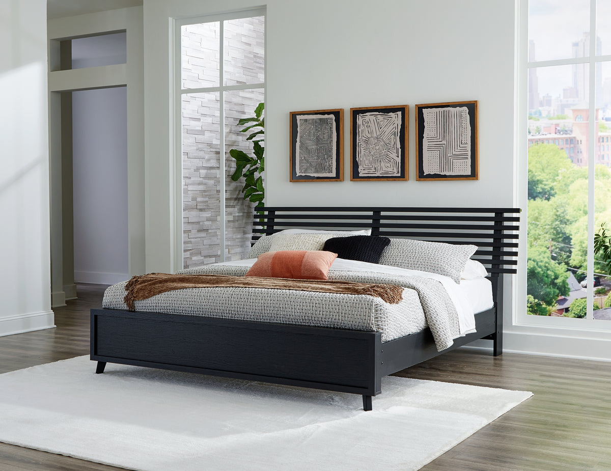 Furniture City Laplace - Ashley Furniture - Danziar King Slat Panel Bed - King Slat Panel Bed - B1013B9
