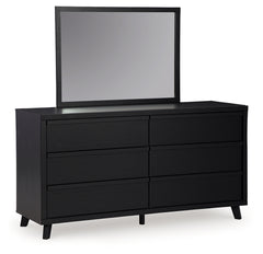 Danziar King Panel Bed, Dresser, Mirror and Nightstand