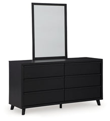Danziar King Panel Bed, Dresser, Mirror and Nightstand