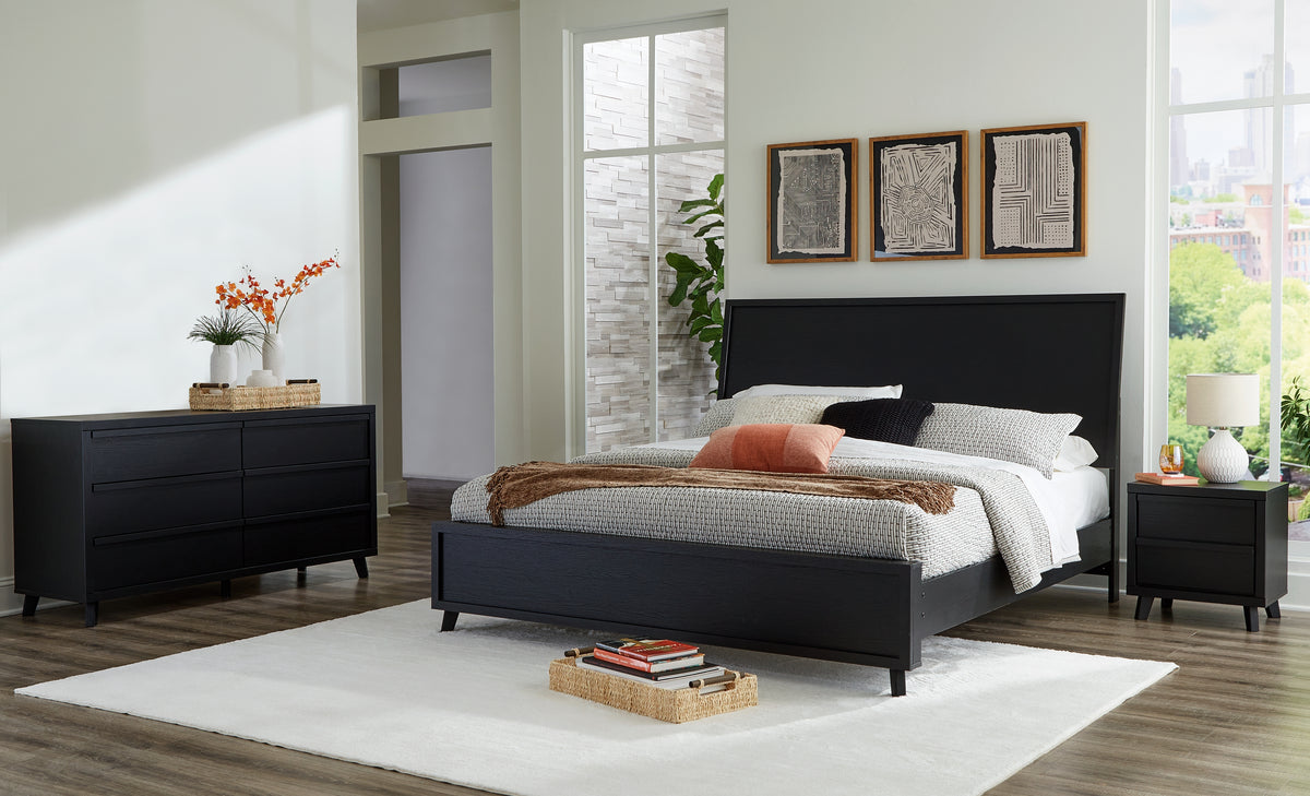 Furniture City Laplace - Ashley Furniture - Danziar Queen Panel Bed, Dresser and Nightstand - Queen Panel Bed, Dresser and Nightstand - B1013B12
