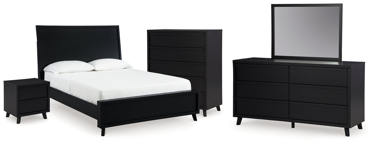 Furniture City Laplace - Ashley Furniture - Danziar Queen Bed, Dresser, Mirror, Chest and Nightstand - Queen Bed, Dresser, Mirror, Chest and Nightstand - B1013B30