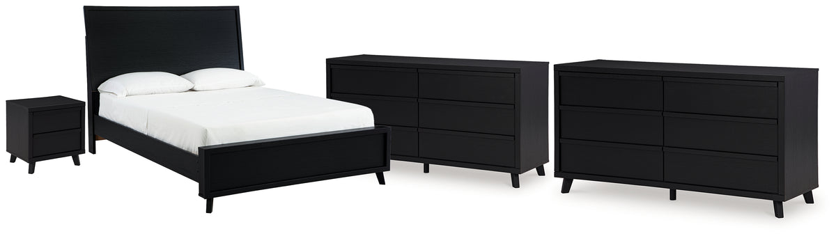 Furniture City Laplace - Ashley Furniture - Danziar Queen Panel Bed, 2 Dressers and Nightstand - Queen Panel Bed, 2 Dressers and Nightstand - B1013B31