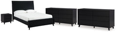 Furniture City Laplace - Ashley Furniture - Danziar Queen Panel Bed, 2 Dressers and Nightstand - Queen Panel Bed, 2 Dressers and Nightstand - B1013B31