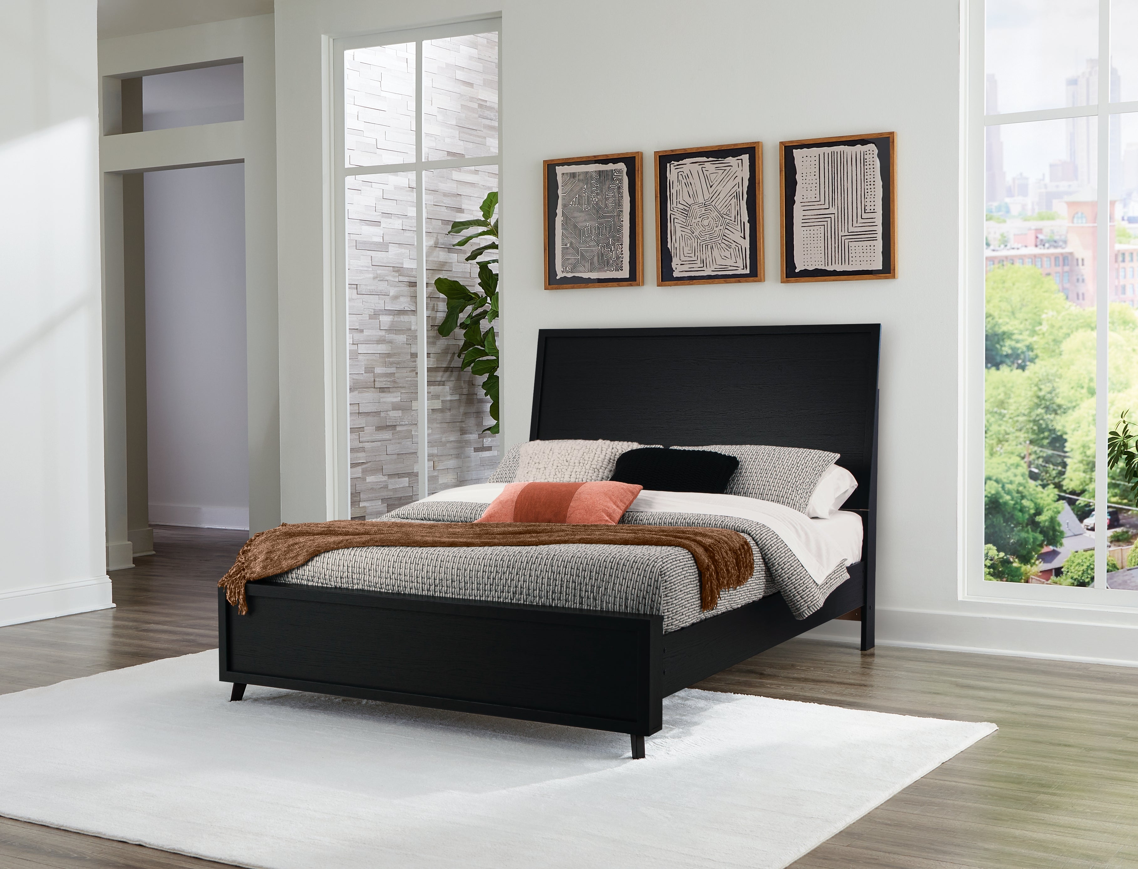 Furniture City Laplace - Ashley Furniture - Danziar Queen Panel Bed - Queen Panel Bed - B1013B2