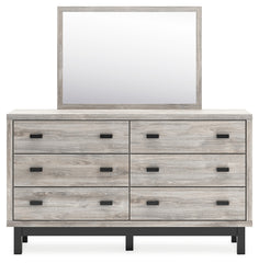 Vessalli King Panel Bed, Dresser, Mirror and 2 Nightstands