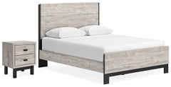 Furniture City Laplace - Ashley Furniture - Vessalli Queen Panel Bed and Nightstand - Queen Panel Bed and Nightstand - B1036B13