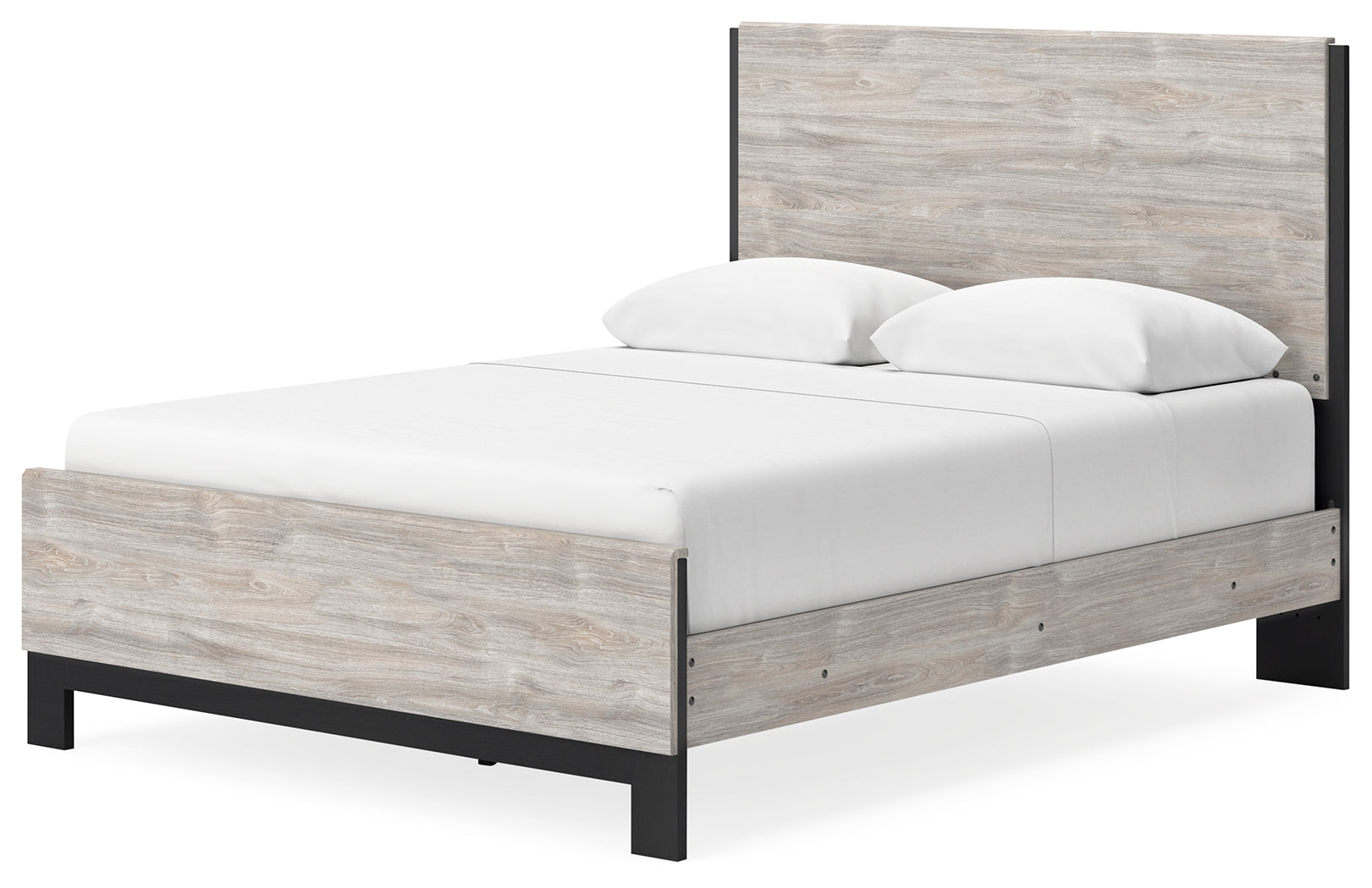 Furniture City Laplace - Ashley Furniture - Vessalli Bedroom - Queen Panel Bed / Gray - B1036B2