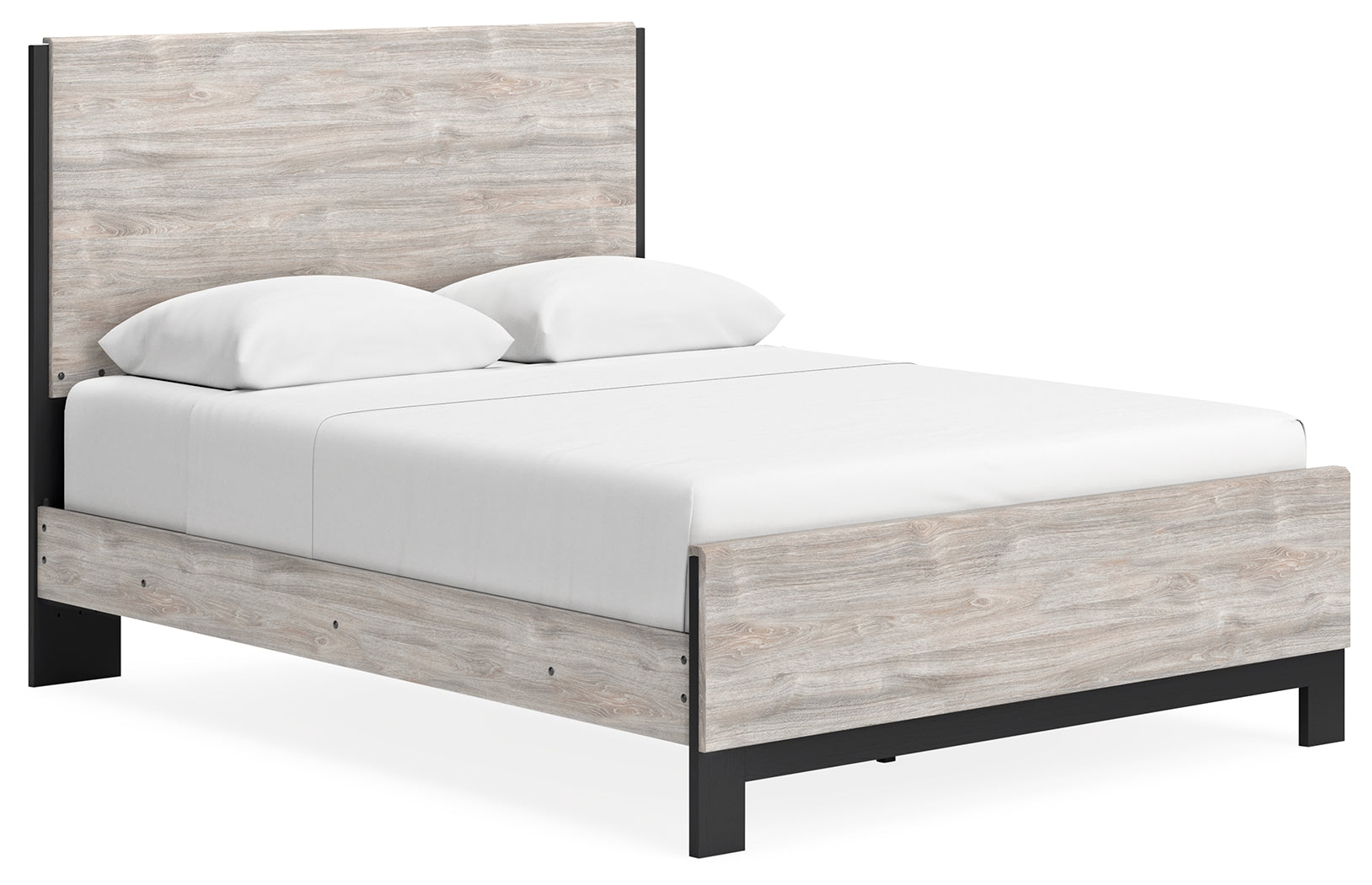 Furniture City Laplace - Ashley Furniture - Vessalli Bedroom - Queen Panel Bed / Gray - B1036B2