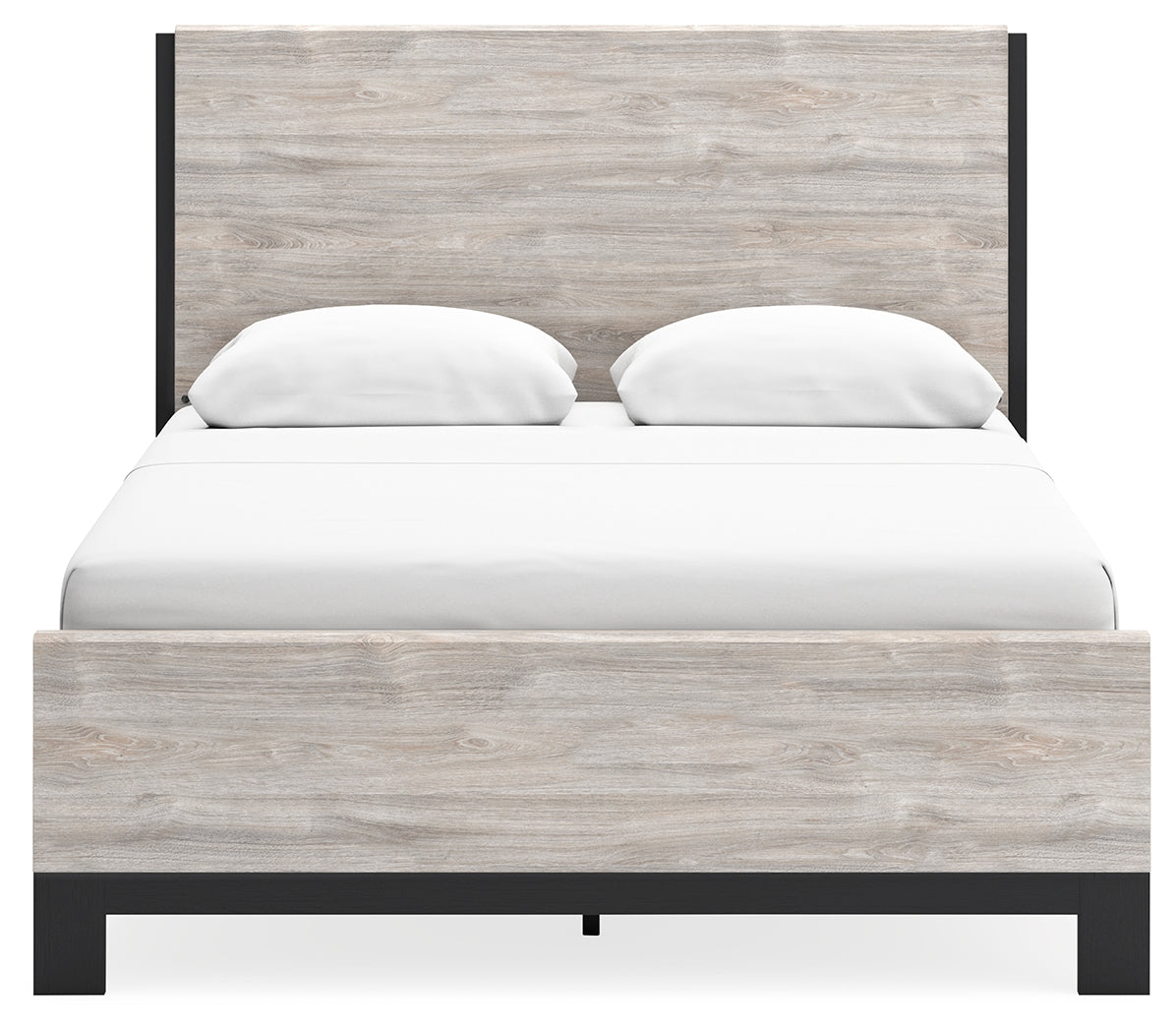 Furniture City Laplace - Ashley Furniture - Vessalli Bedroom - Queen Panel Bed / Gray - B1036B2