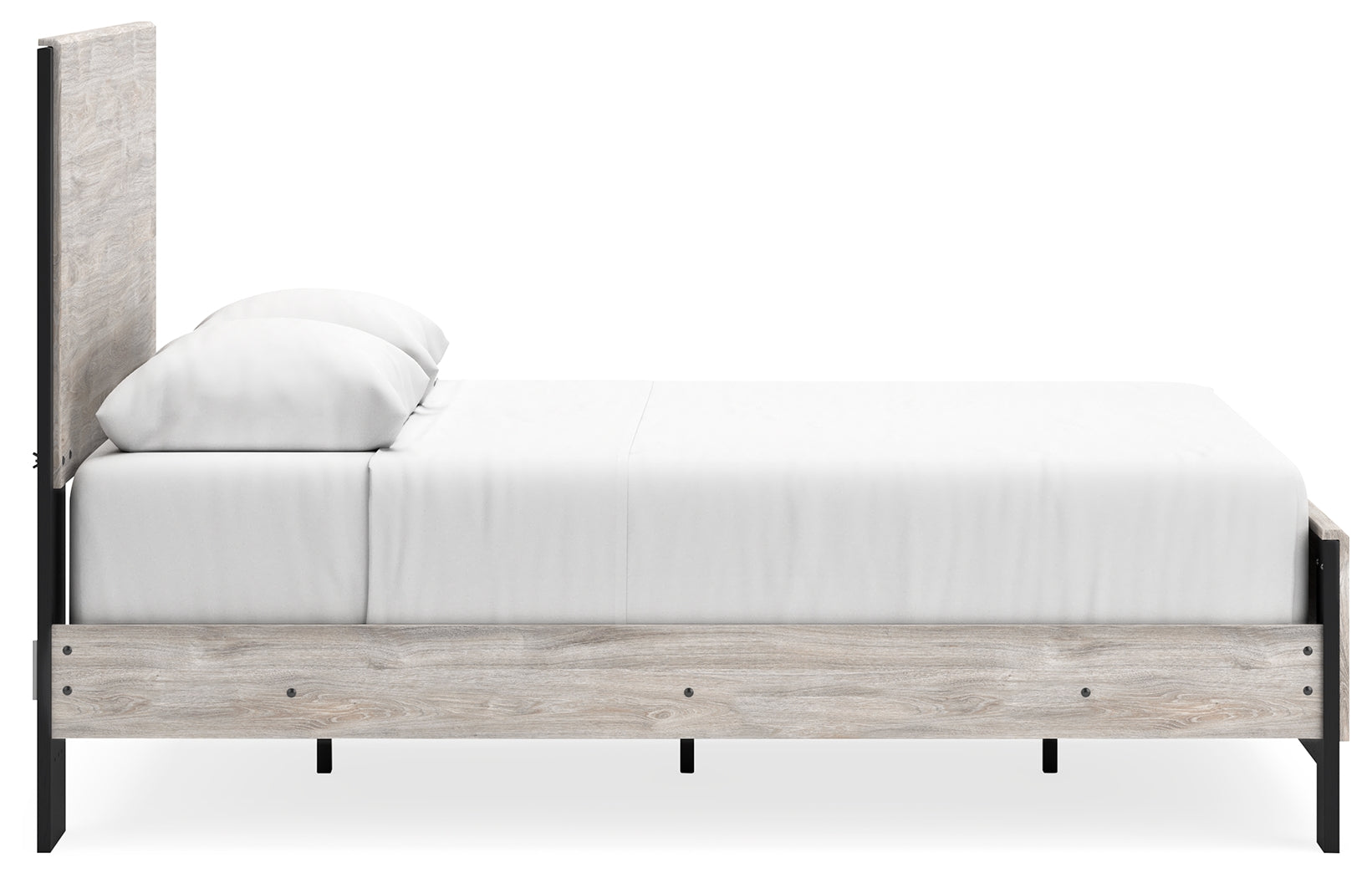 Furniture City Laplace - Ashley Furniture - Vessalli Bedroom - Queen Panel Bed / Gray - B1036B2