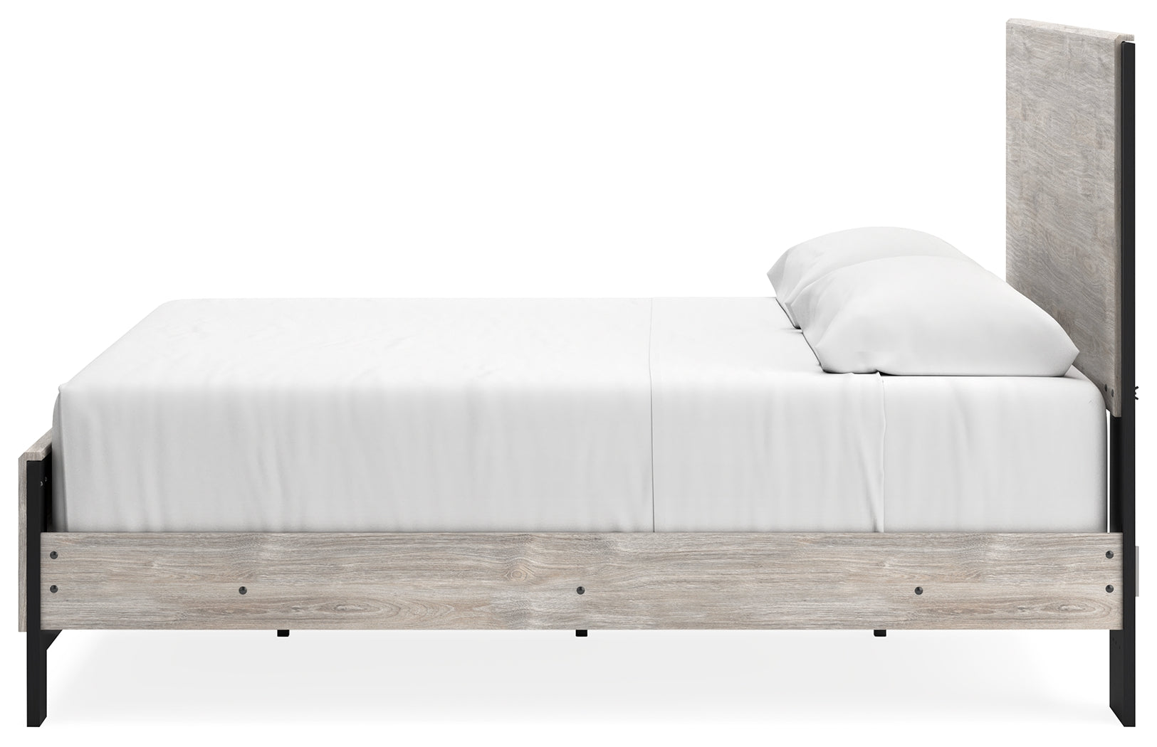 Furniture City Laplace - Ashley Furniture - Vessalli Bedroom - King Panel Bed / Gray - B1036B7