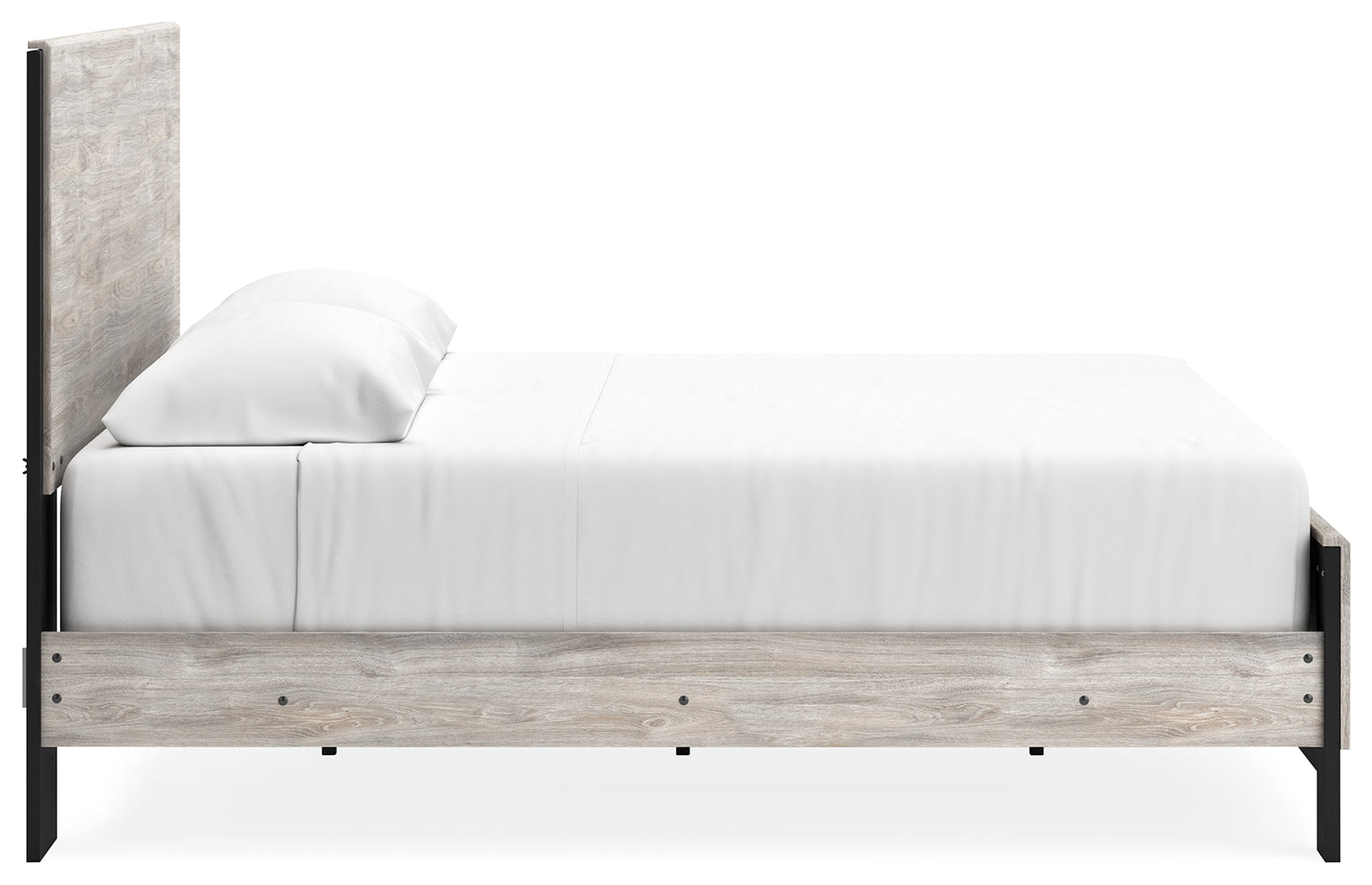 Furniture City Laplace - Ashley Furniture - Vessalli Bedroom - King Panel Bed / Gray - B1036B7