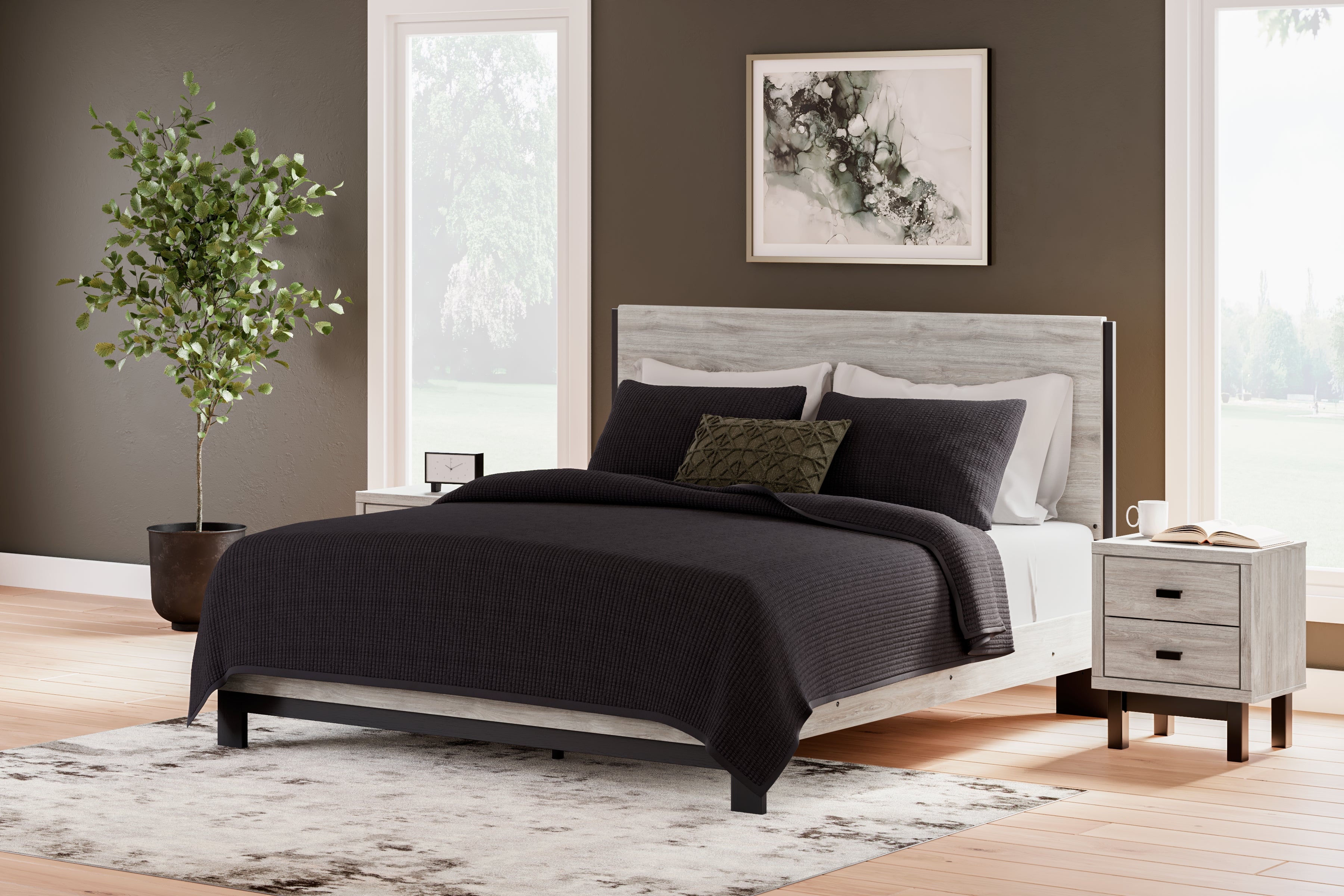 Furniture City Laplace - Ashley Furniture - Vessalli Bedroom - King Panel Bed - B1036B7