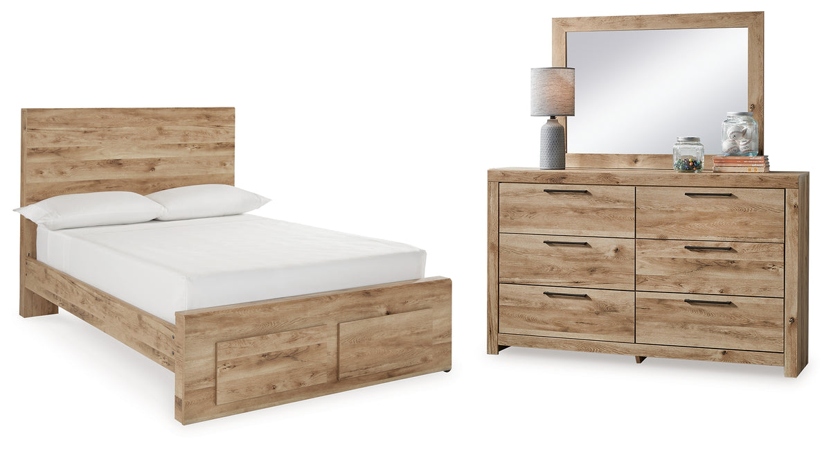 Furniture City Laplace - Ashley Furniture - Hyanna Full Panel Storage Bed, Dresser and Mirror - Full Panel Storage Bed, Dresser and Mirror - B1050B39
