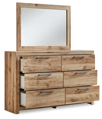 Furniture City Laplace - Ashley Furniture - Hyanna Bedroom - Queen Panel Storage Bed with 2 Under Bed Storage Drawers / Tan Brown - B1050B8