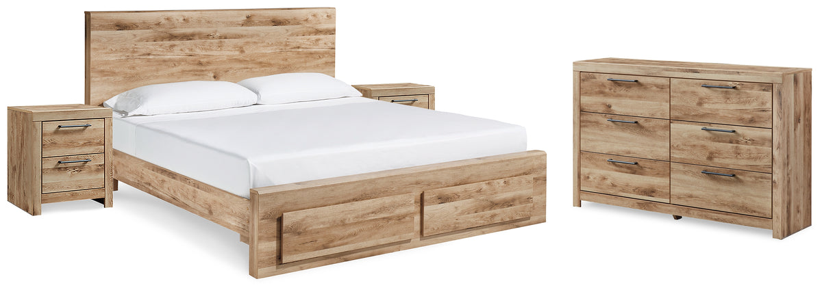 Furniture City Laplace - Ashley Furniture - Hyanna Queen Storage Bed, Dresser and 2 Nightstands - Queen Storage Bed, Dresser and 2 Nightstands - B1050B52