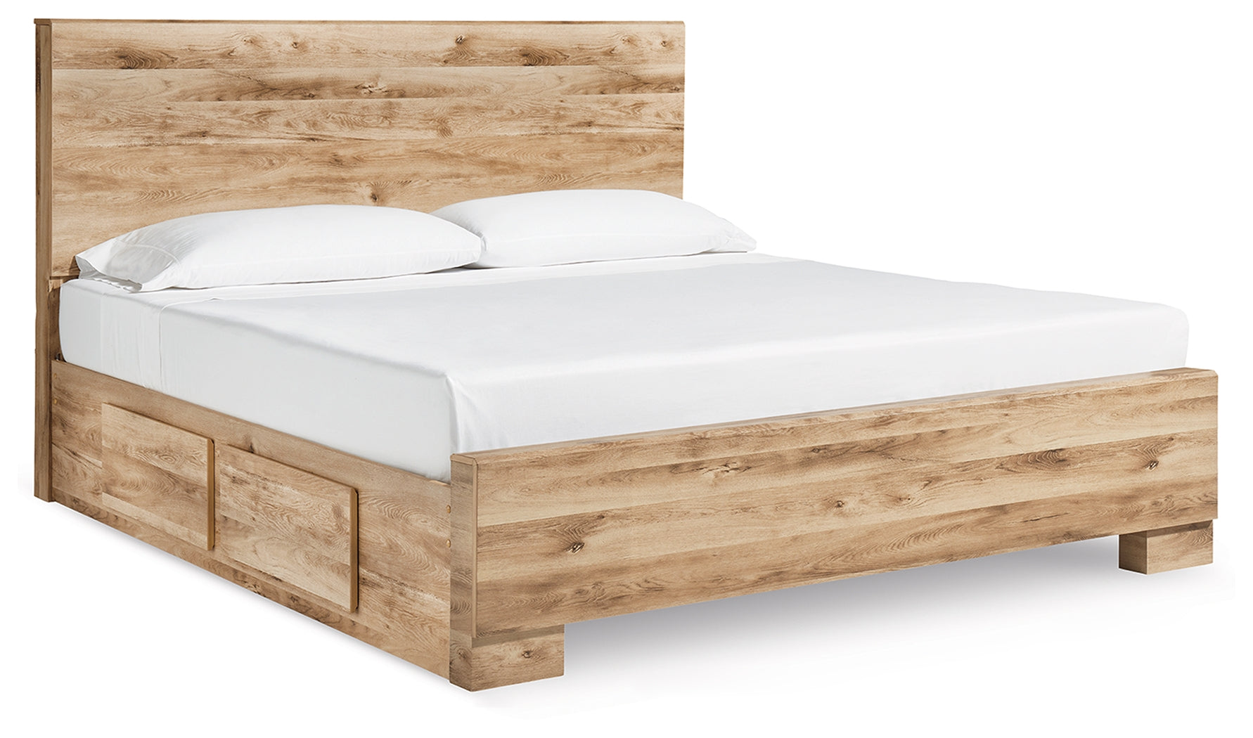 Furniture City Laplace - Ashley Furniture - Hyanna Bedroom - King Panel Bed with 2 Side Storage - B1050B33