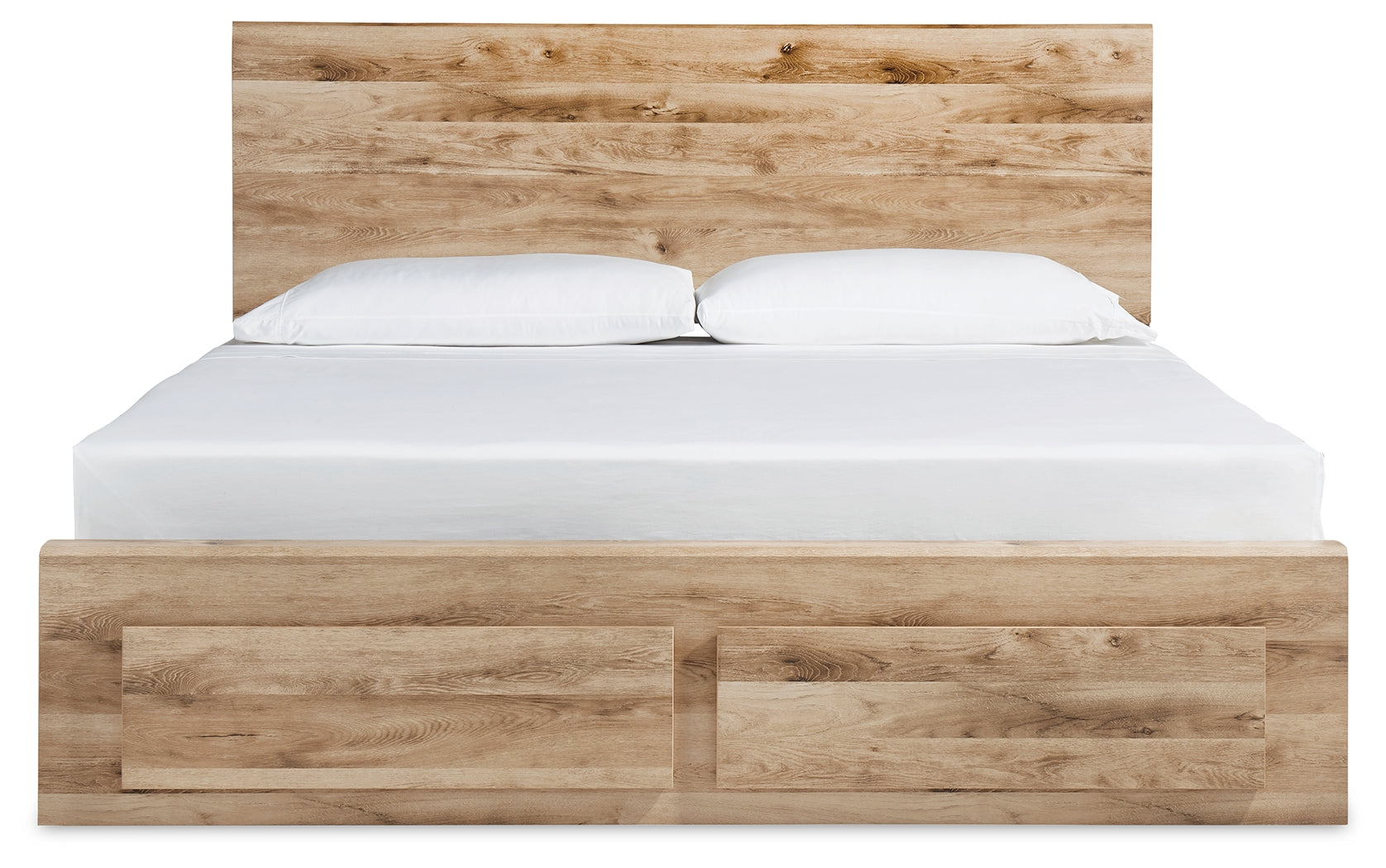 Furniture City Laplace - Ashley Furniture - Hyanna Bedroom - Queen Panel Storage Bed with 1 Under Bed Storage Drawer / Tan Brown - B1050B6