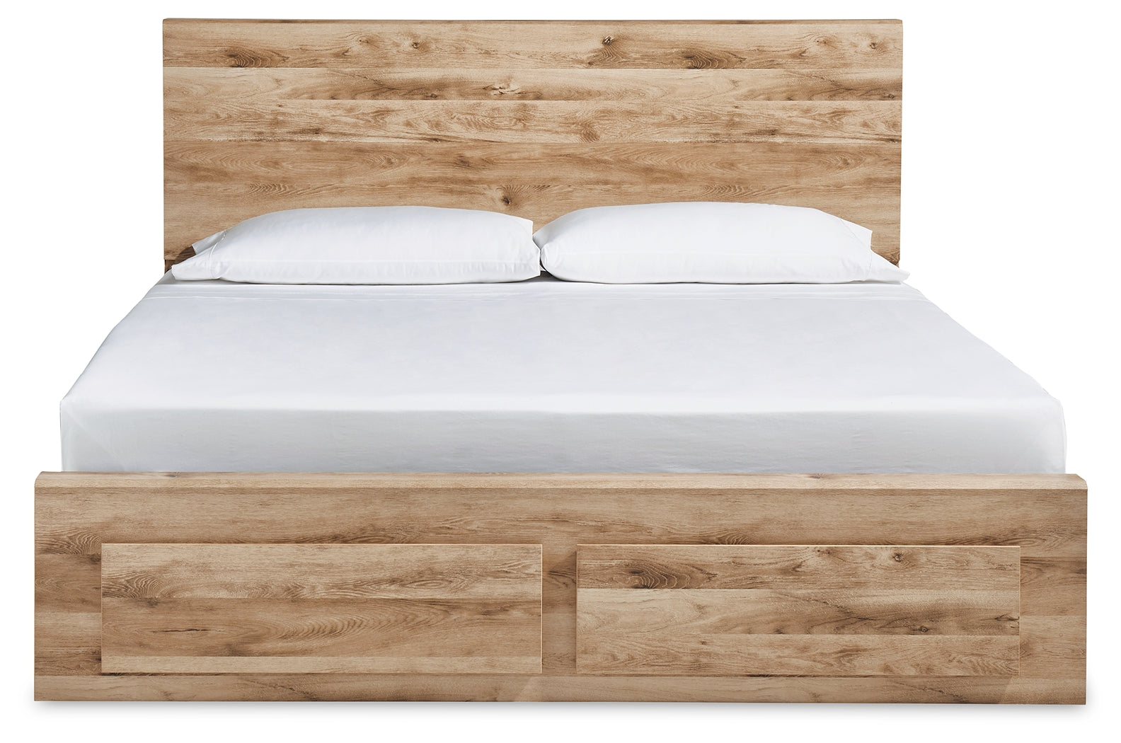 Furniture City Laplace - Ashley Furniture - Hyanna Bedroom - Queen Panel Storage Bed / Tan Brown - B1050B4