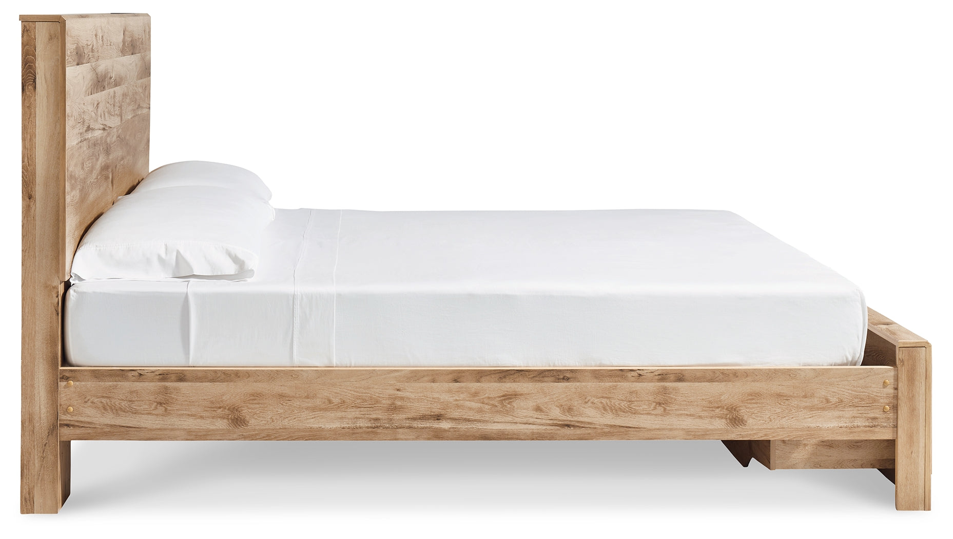 Furniture City Laplace - Ashley Furniture - Hyanna Bedroom - Queen Panel Storage Bed / Tan Brown - B1050B4