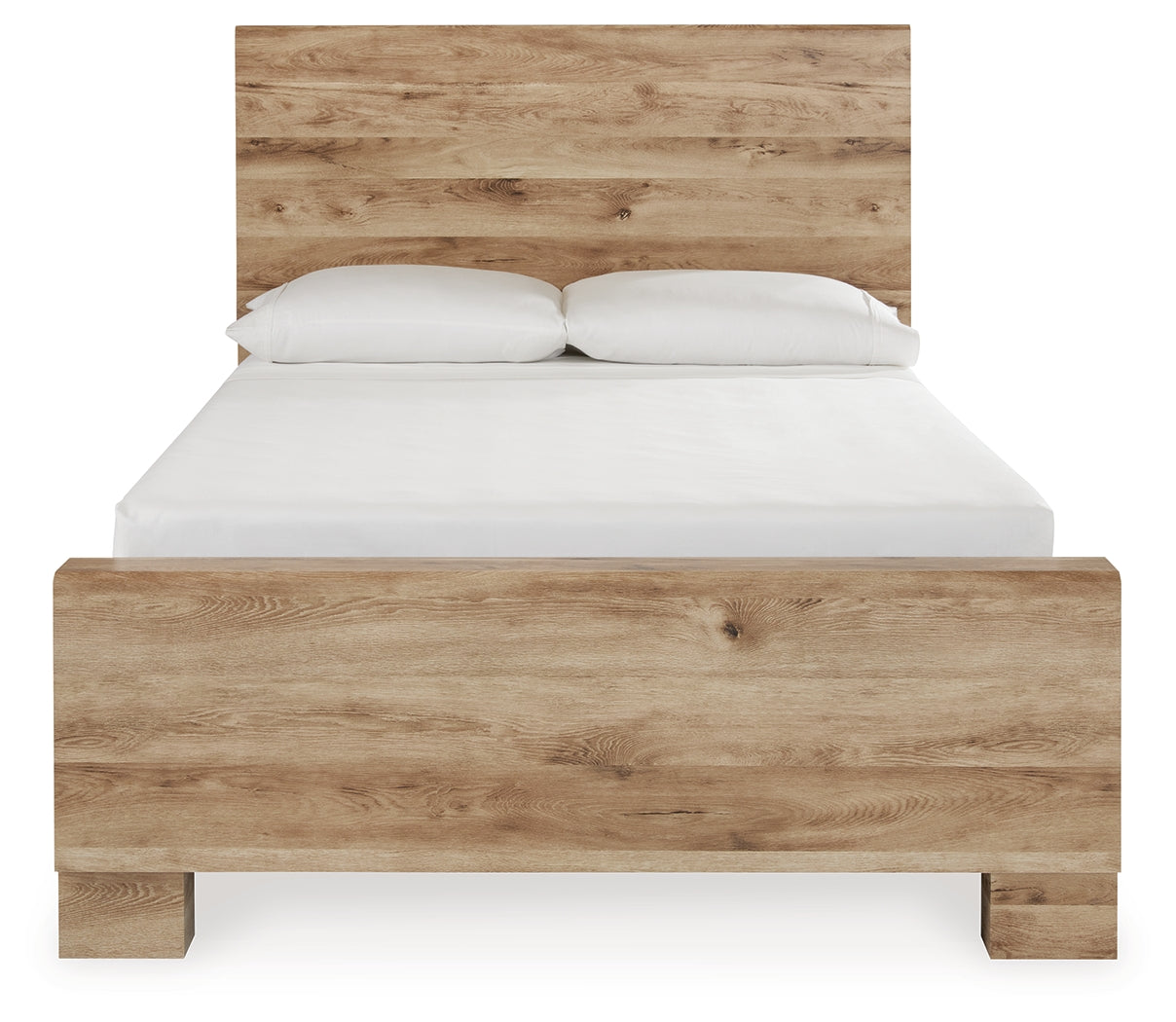 Furniture City Laplace - Ashley Furniture - Hyanna Bedroom - Full Panel Bed with 1 Side Storage / Tan Brown - B1050B25