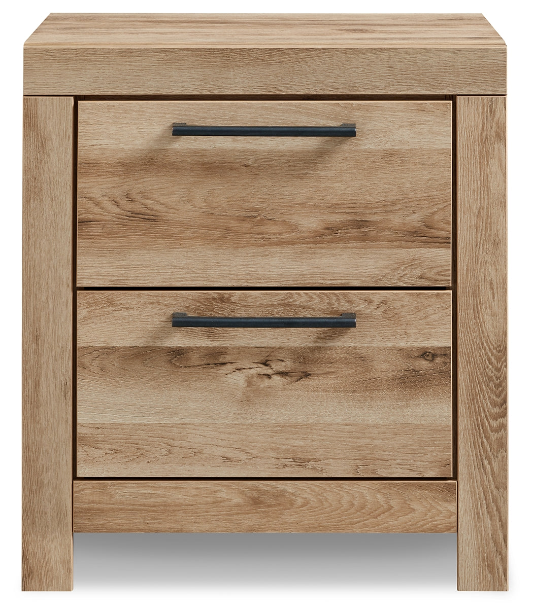 Furniture City Laplace - Ashley Furniture - Hyanna Bedroom - Two Drawer Night Stand / Tan Brown - B1050-92