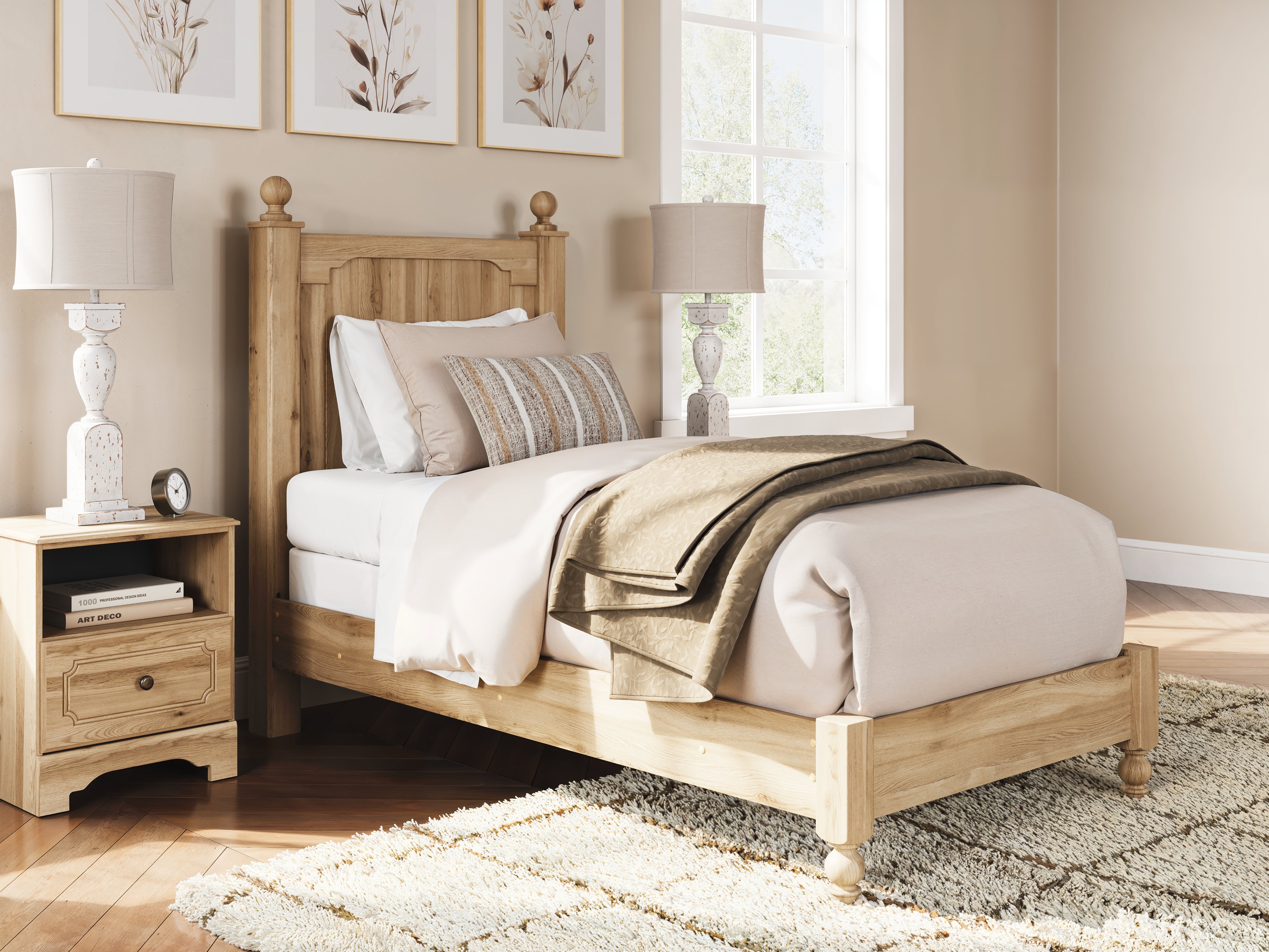 Furniture City Laplace - Ashley Furniture - Aleaport Bedroom - Twin Panel Bed - PCB1075B2