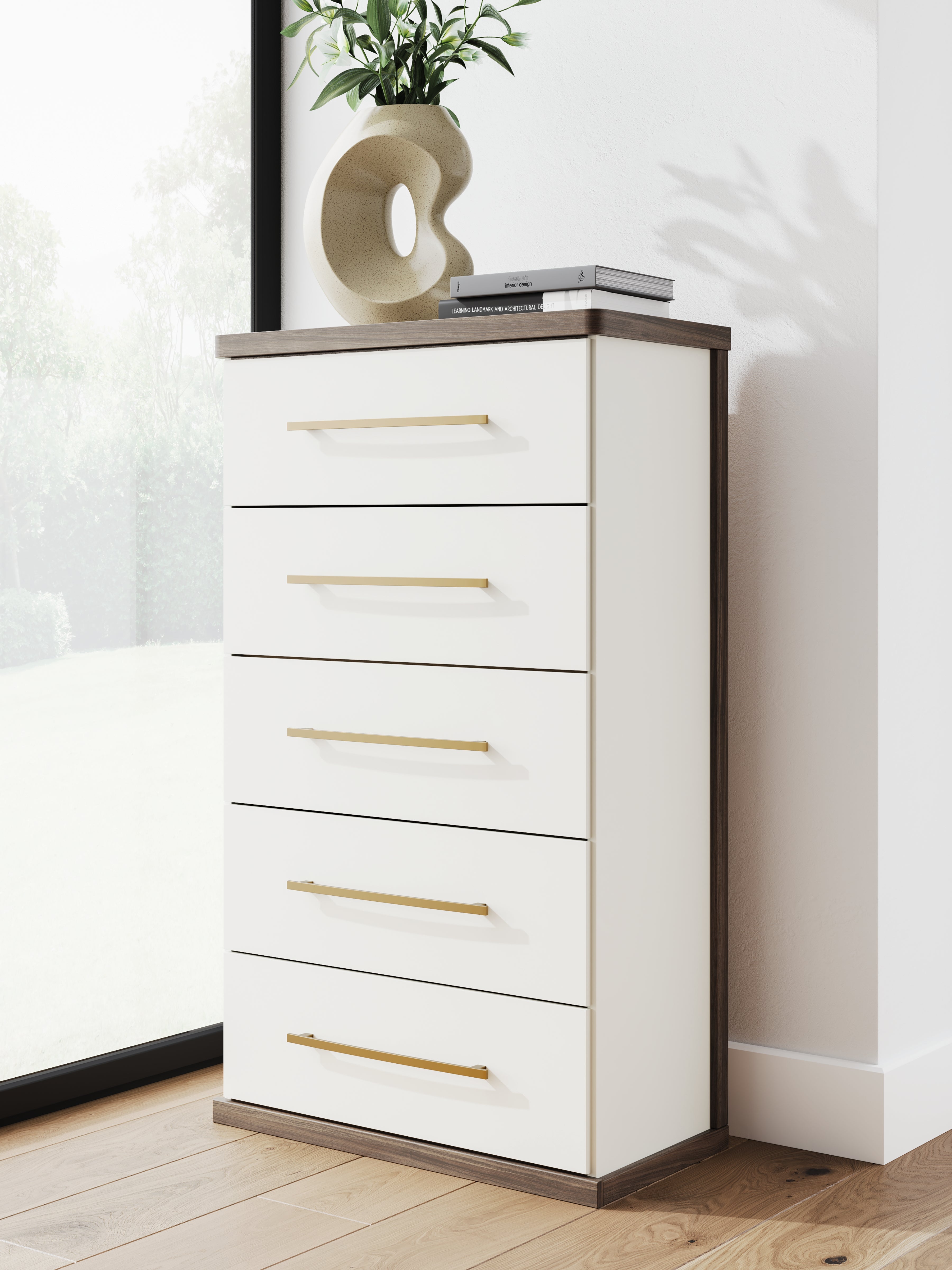 Furniture City Laplace - Ashley Furniture - Kendanport Bedroom - Five Drawer Chest - PCB1108-46