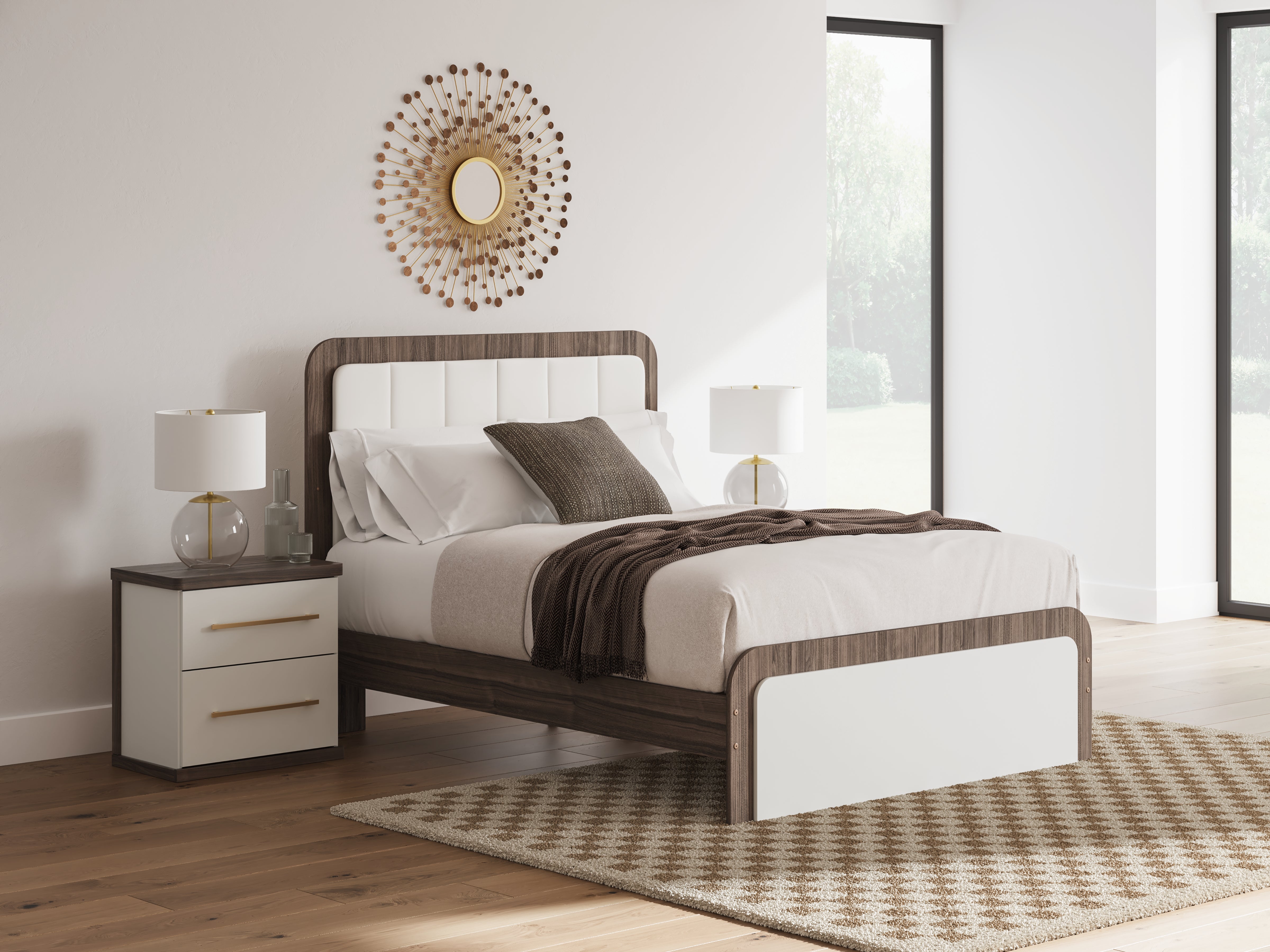 Furniture City Laplace - Ashley Furniture - Kendanport Queen Upholstered Bed - Queen Upholstered Bed - PCB1108B7