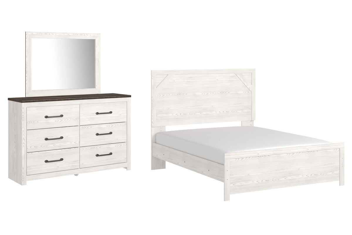 Furniture City Laplace - Ashley Furniture - Gerridan Queen Panel Bed, Dresser and Mirror - Queen Panel Bed, Dresser and Mirror - B1190B5