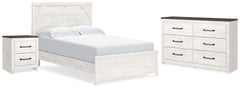 Furniture City Laplace - Ashley Furniture - Gerridan Queen Panel Bed, Dresser and Nightstand - Queen Panel Bed, Dresser and Nightstand - B1190B21