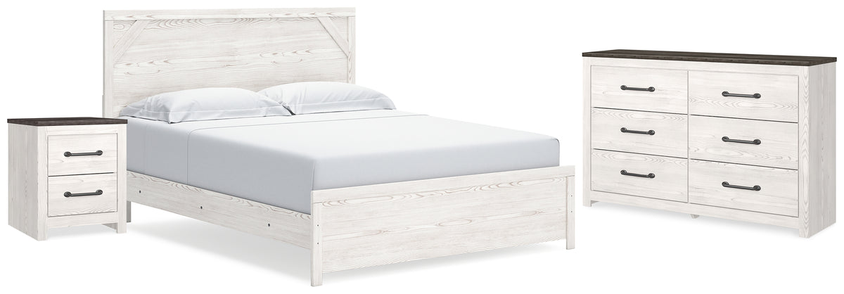 Furniture City Laplace - Ashley Furniture - Gerridan King Panel Bed, Dresser and Nightstand - King Panel Bed, Dresser and Nightstand - B1190B23