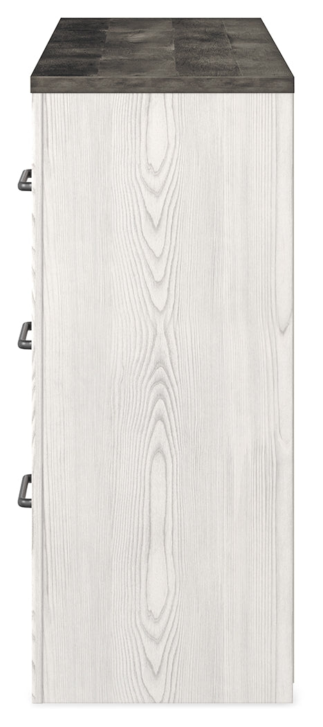 Furniture City Laplace - Ashley Furniture - Gerridan Bedroom - Six Drawer Dresser / White/Gray - B1190-31