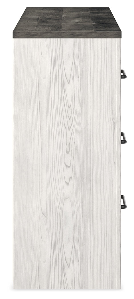 Furniture City Laplace - Ashley Furniture - Gerridan Bedroom - Six Drawer Dresser / White/Gray - B1190-31