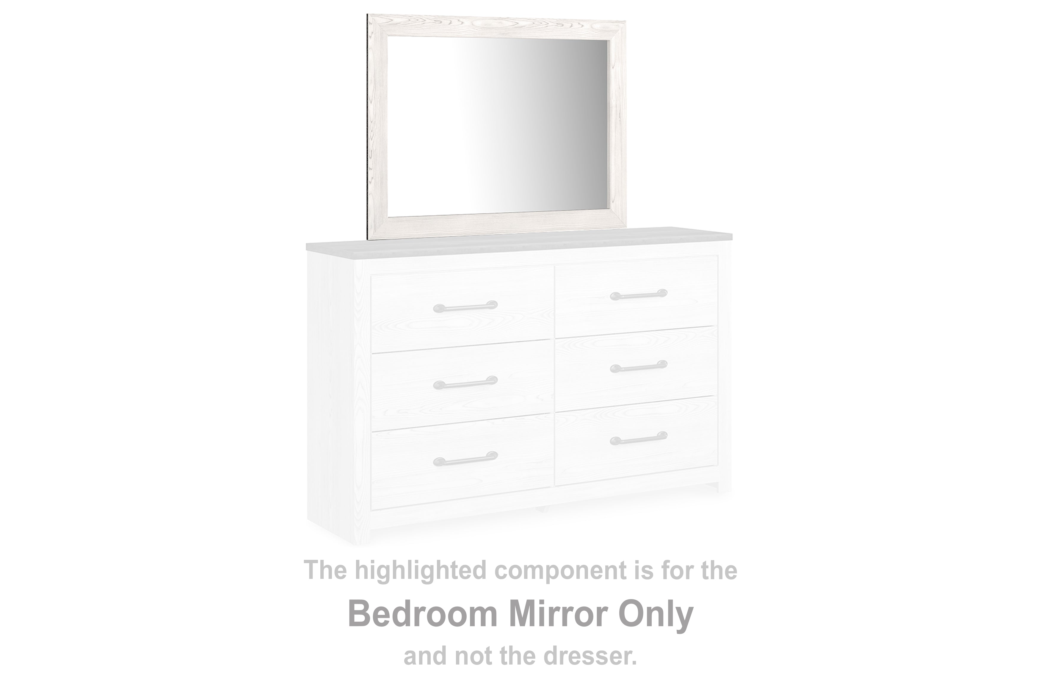 Furniture City Laplace - Ashley Furniture - Gerridan Bedroom Mirror - Bedroom Mirror - B1190-36