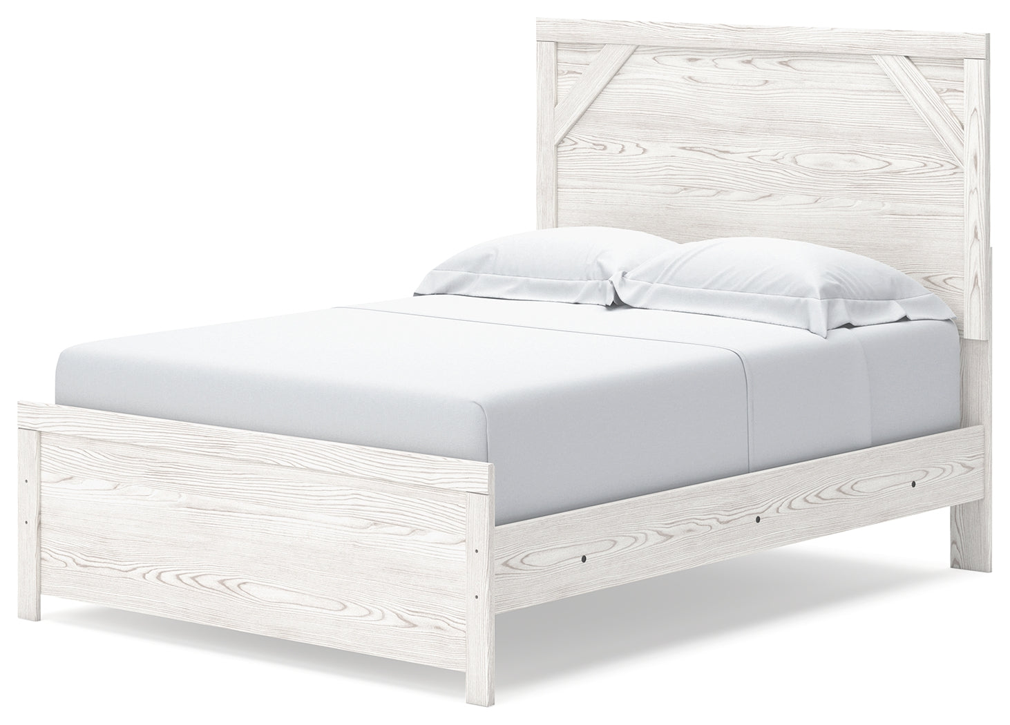 Furniture City Laplace - Ashley Furniture - Gerridan Bedroom - Full Panel Bed / White/Gray - B1190B4