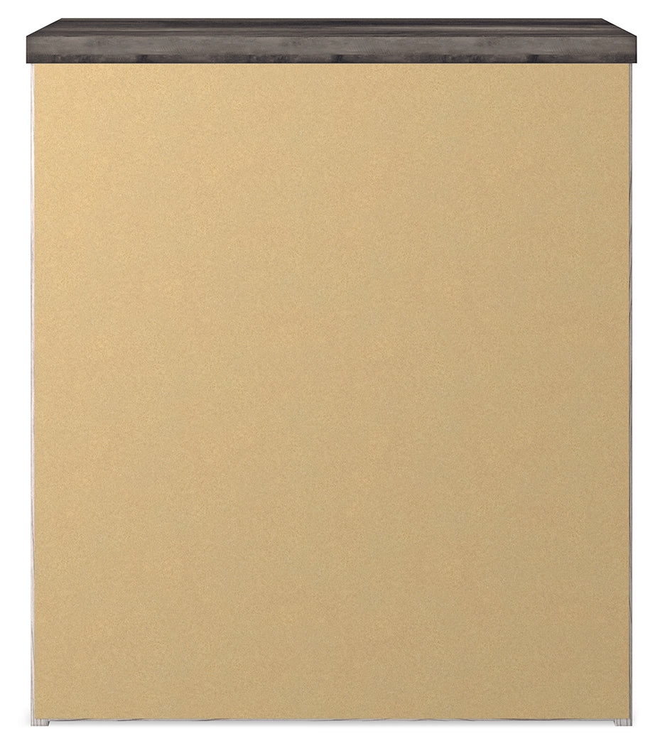 Furniture City Laplace - Ashley Furniture - Gerridan Bedroom - Two Drawer Night Stand / White/Gray - B1190-92