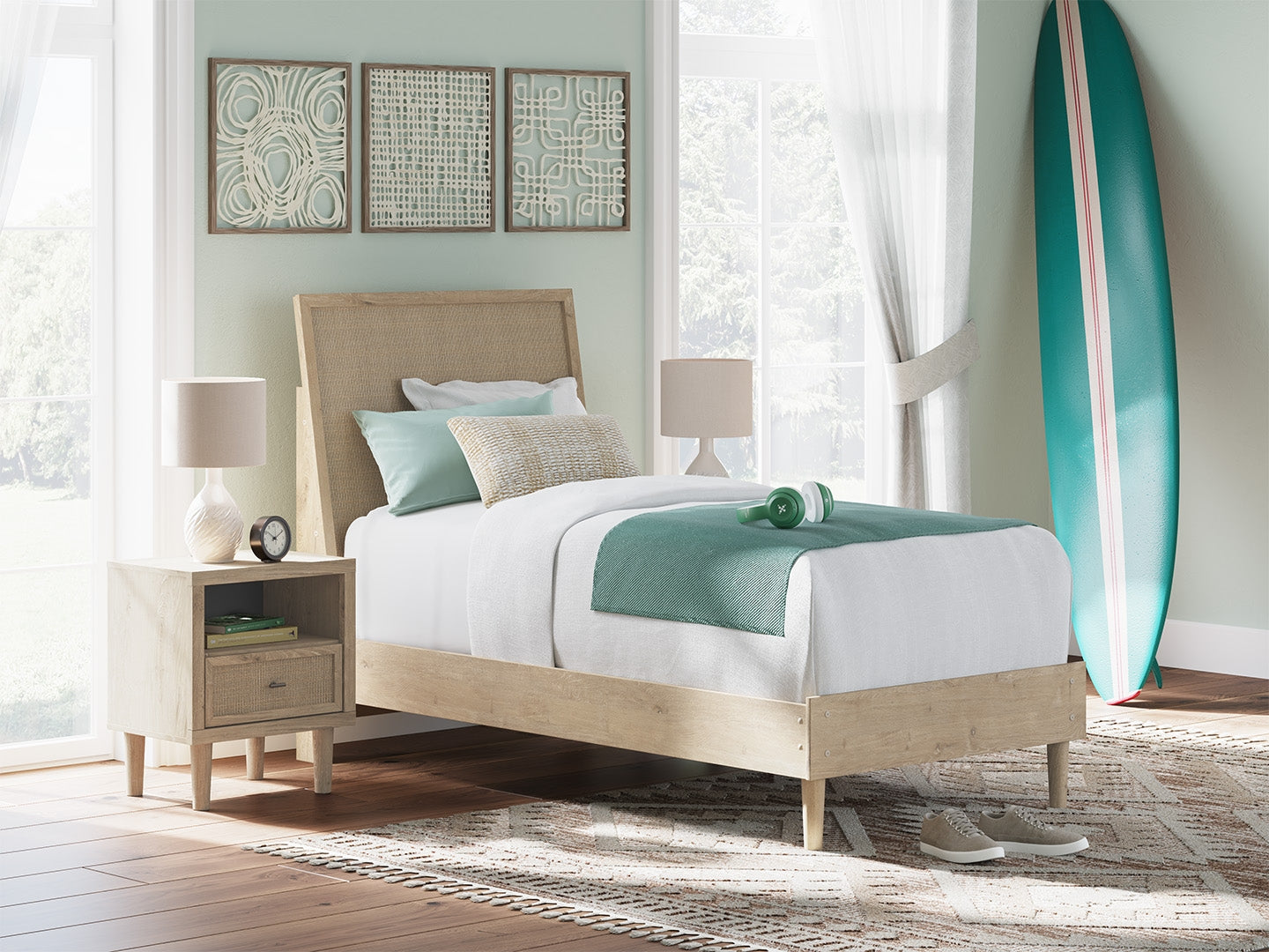 Furniture City Laplace - Ashley Furniture - Cielden Bedroom - Twin Panel Bed - B1199B18