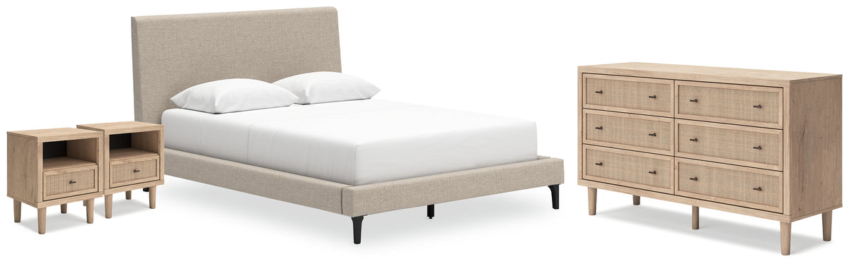 Furniture City Laplace - Ashley Furniture - Cielden Queen Upholstered Bed, Dresser and 2 Nightstands - Queen Upholstered Bed, Dresser and 2 Nightstands - B1199B20
