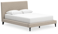 Cielden Queen Upholstered Bed, Dresser and 2 Nightstands