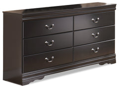 Furniture City Laplace - Ashley Furniture - Huey Vineyard Bedroom - Dresser and Mirror / Black - B128B1
