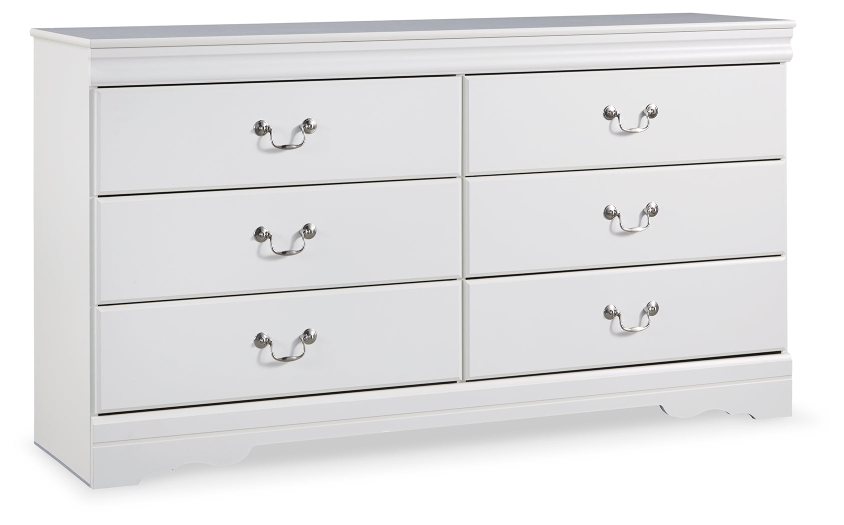 Furniture City Laplace - Ashley Furniture - Anarasia Bedroom - Six Drawer Dresser / White - B129-31