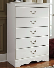 Furniture City Laplace - Ashley Furniture - Anarasia Bedroom - Two Drawer Night Stand / White - B129-92