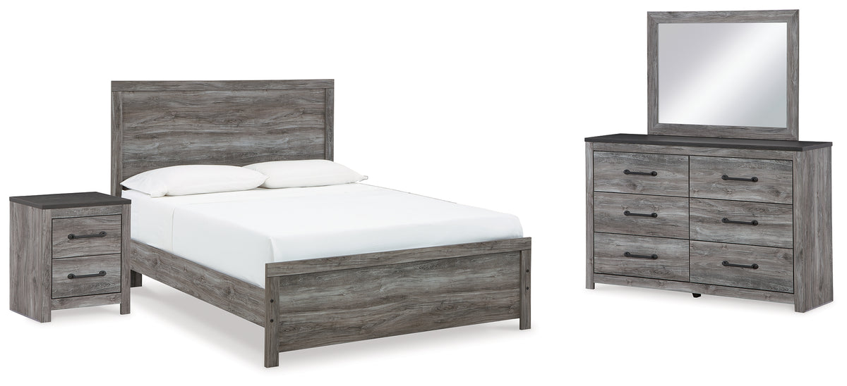 Furniture City Laplace - Ashley Furniture - Bronyan Queen Panel Bed, Dresser, Mirror and Nightstand - Queen Panel Bed, Dresser, Mirror and Nightstand - B1290B5